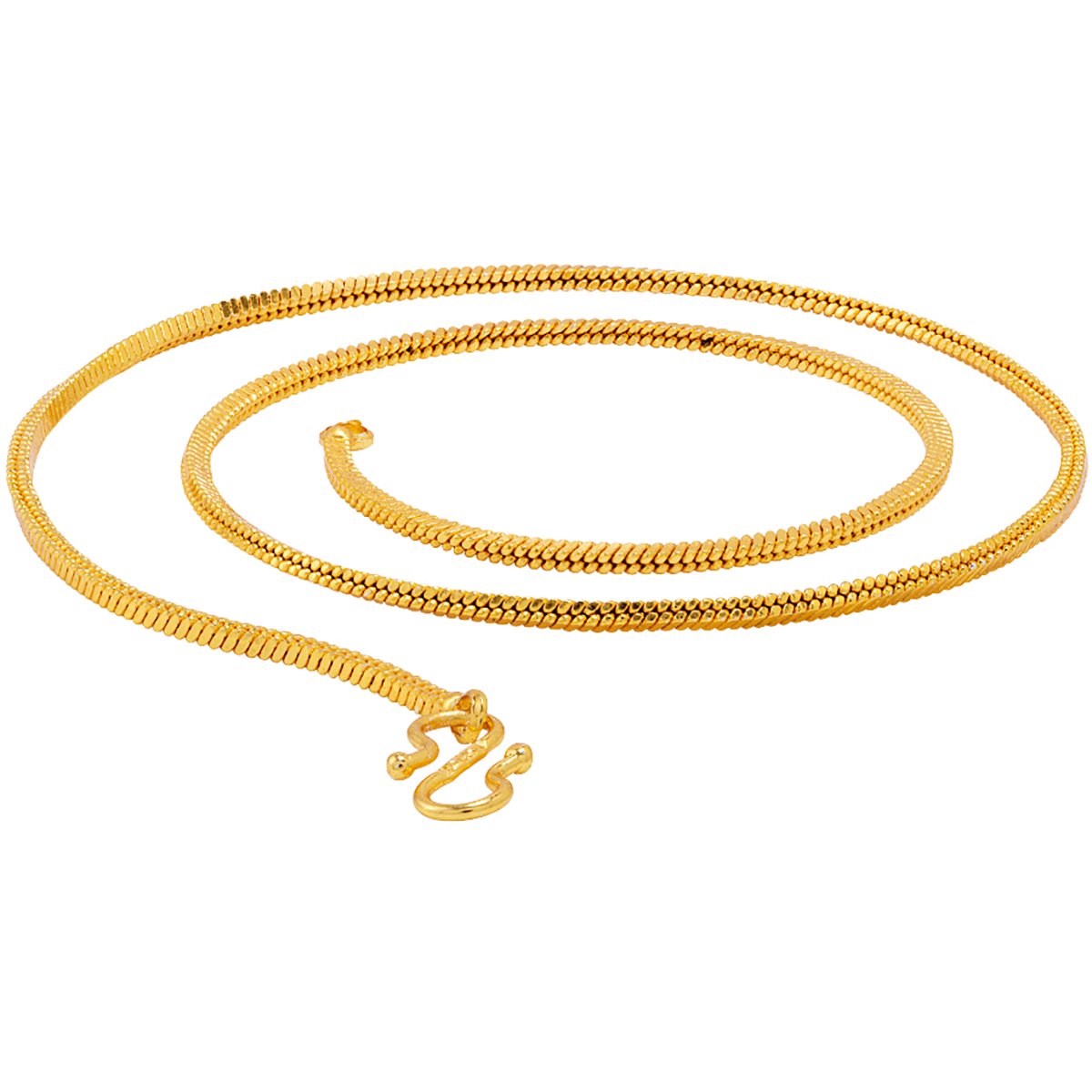 Gold-Polished Alloy Simple Chain - The Pari | Swadesiicart