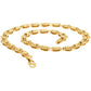 Gold-Polished Alloy Ring Design Gold Chain - The Pari | Swadesiicart