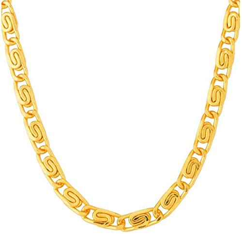 Gold-Polished Alloy Gold Chain Inspired By Sachin Tendulkar Chain - The Pari | Swadesiicart