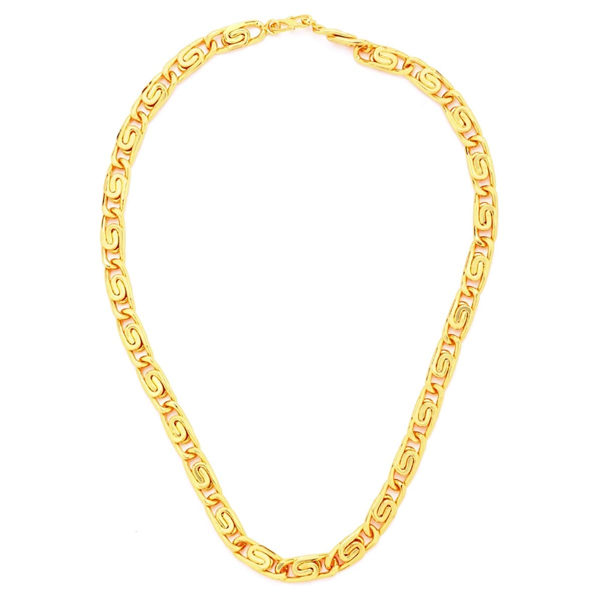 Gold-Polished Alloy Gold Chain Inspired By Sachin Tendulkar Chain - The Pari | Swadesiicart