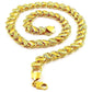 Gold-Polished Alloy Broad Look Chain - The Pari | Swadesiicart