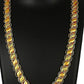 Gold-Polished Alloy Broad Look Chain - The Pari | Swadesiicart
