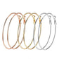 Rhodium-Plated Alloy Assorted Hoop Earrings Combo - The Pari - The Pari - Dinesh Associates