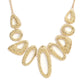 Gold-Toned Alloy Designer Necklace - The Pari | Swadesiicart