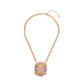 Gold-Polished Alloy Tribal Look Stones Studded Necklace - The Pari | Swadesiicart