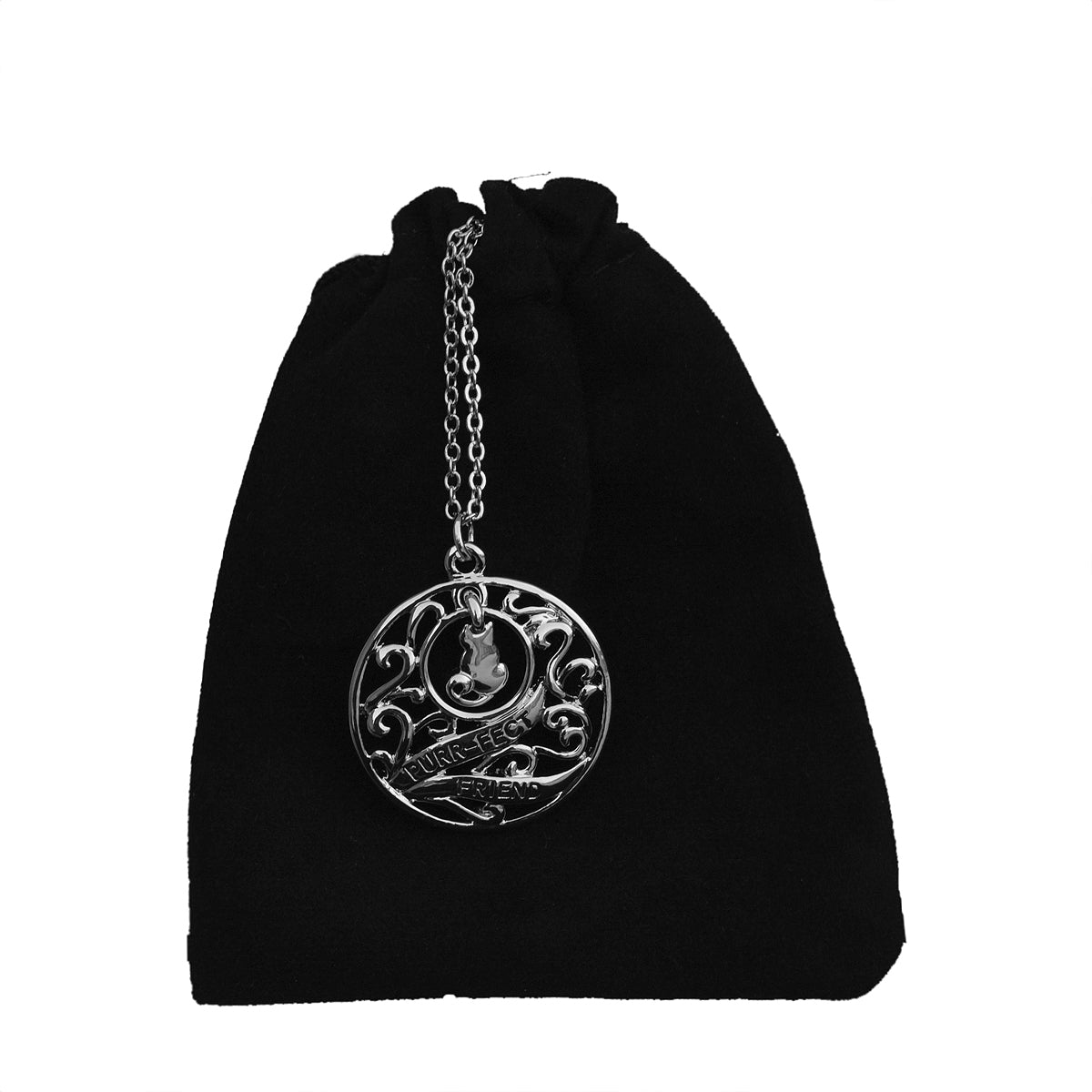 Silver-Plated Alloy Stainless Steel Love Quote Pendant Necklace - The Pari | Swadesiicart