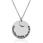 Silver-Plated Alloy Stainless Steel Love Quote Pendant Necklace - The Pari | Swadesiicart