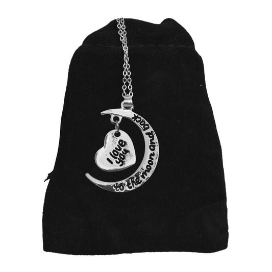 Silver-Plated Alloy Stainless Steel Love Quote Pendant Necklace - The Pari | Swadesiicart