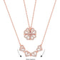 Gold-Polished Alloy Multi Wearing Heart Necklace For Girls - The Pari | Swadesiicart