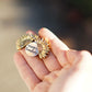 Gold-Polished Alloy Sunshine Charm Pendant Necklace - The Pari | Swadesiicart
