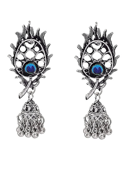 Rhodium-Plated Alloy Krishna Silver Necklace - The Pari | Swadesiicart