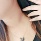 Rhodium-Plated Alloy Rhinestones Studded Duck Necklace - The Pari | Swadesiicart