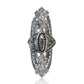 Silver-Plated Alloy Big Silver Stylish Ring - The Pari | Swadesiicart