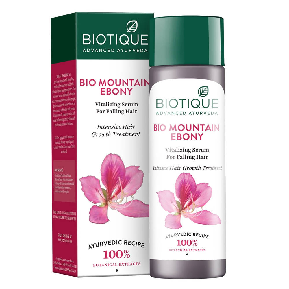 Biotique Advanced Ayurveda Bio Mountain Ebony Vitalizing Serum For Falling Hair - Swadesiicart