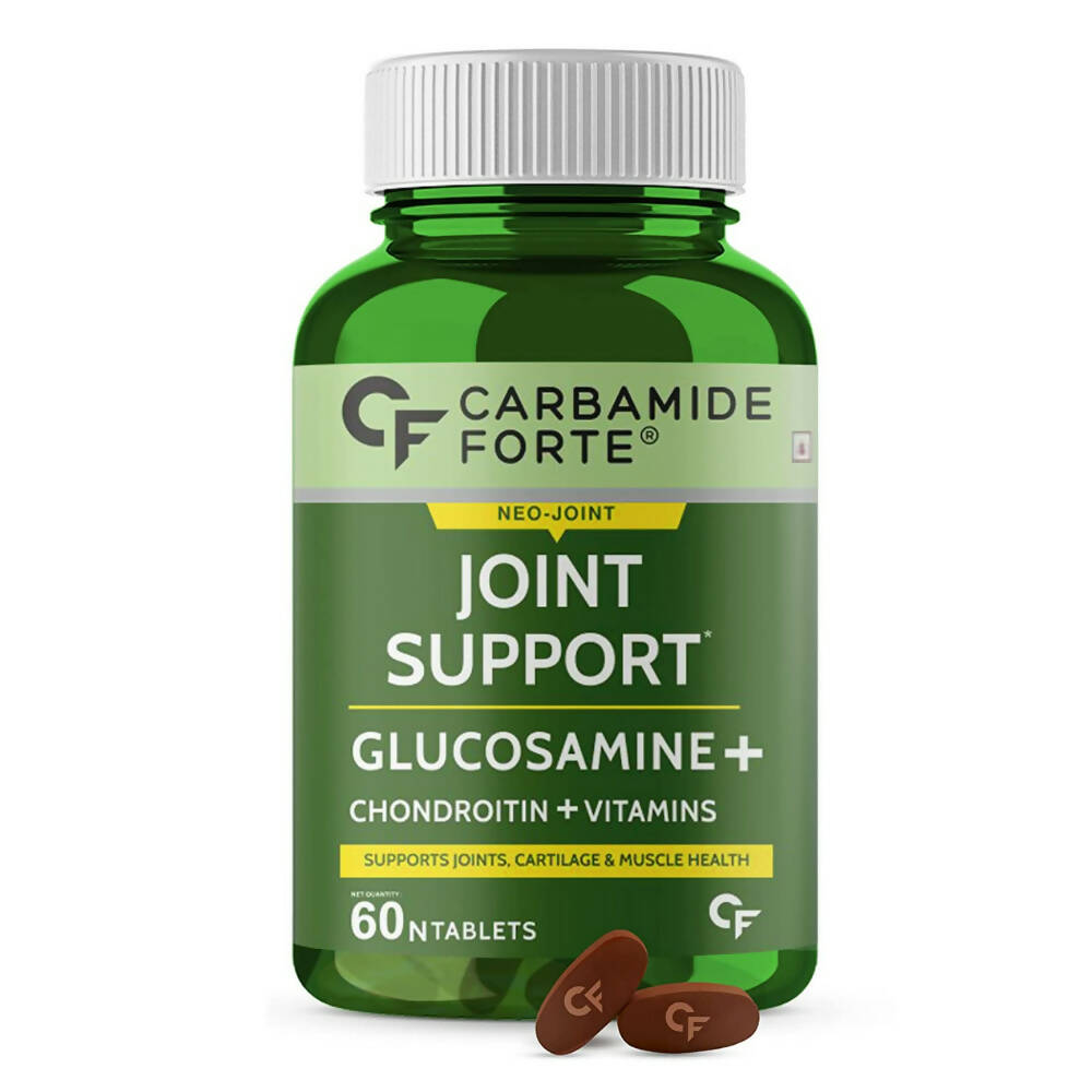 Carbamide Forte Joint Support Tablets with Glucosamine + Chondroitin + Vitamins | Swadesiicart