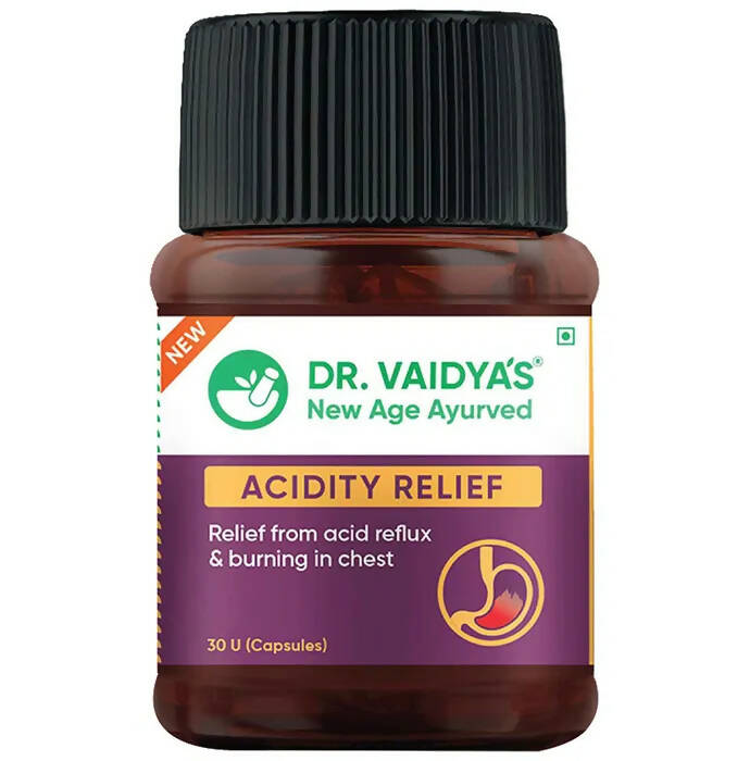 Dr. Vaidya's Acidity Relief Capsules | Swadesiicart