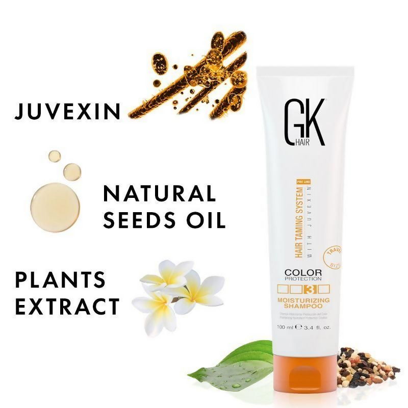 GK Hair Moisturizing Color Protection Shampoo, Travel Size | Swadesiicart