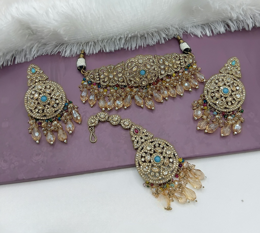 Joban Fashion Multi Alloy Choker Set | Swadesiicart