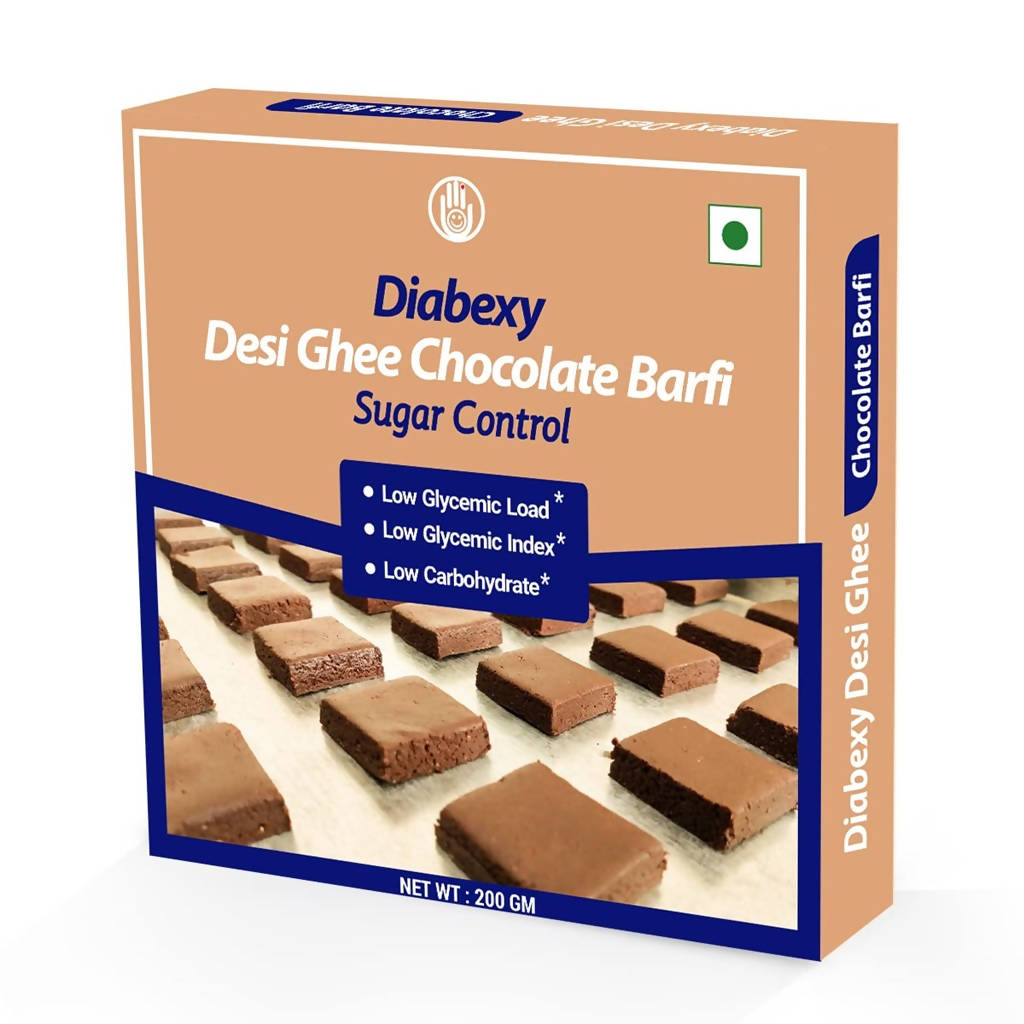 Diabexy Desi Ghee Chocolate Barfi | Swadesiicart