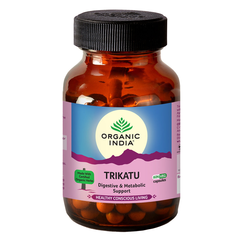 Organic India Trikatu 60 Capsules | Swadesiicart