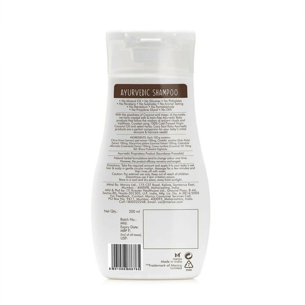 Coco Soul Baby Ayurvedic Shampoo - Swadesiicart