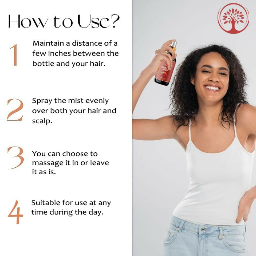 Ivory Natural Hair Fall Mist - Moisturize, And Rejuvenate For Thicker Hair For Both Men And Women | Swadesiicart