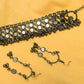 Mominos Fashion Johar Kamal Black-Plated Brass Finish Choker For Women | Swadesiicart