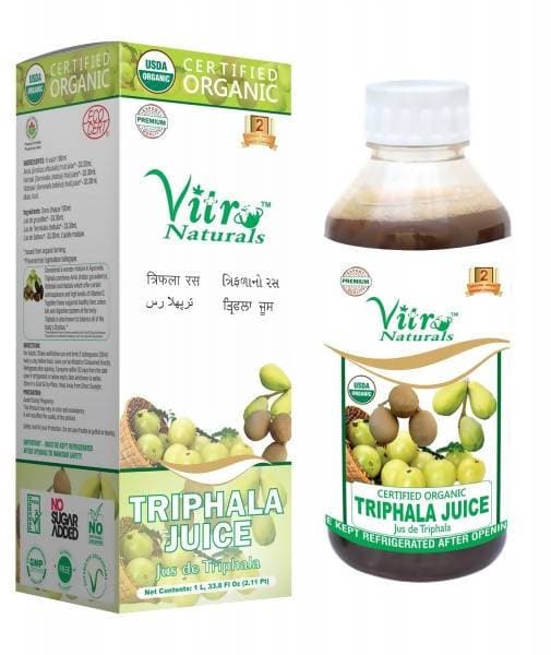 Vitro Naturals Certified Organic Triphala Juice | Swadesiicart