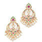 Jadau Earrings (Gold) - Ruby Raang | Swadesiicart