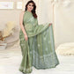Women's Partywear Designer Pista Chinon Shiffon Fancy Saree - Dyuti | Swadesiicart