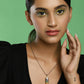 Silver-Plated Necklace - Ruby Raang | Swadesiicart