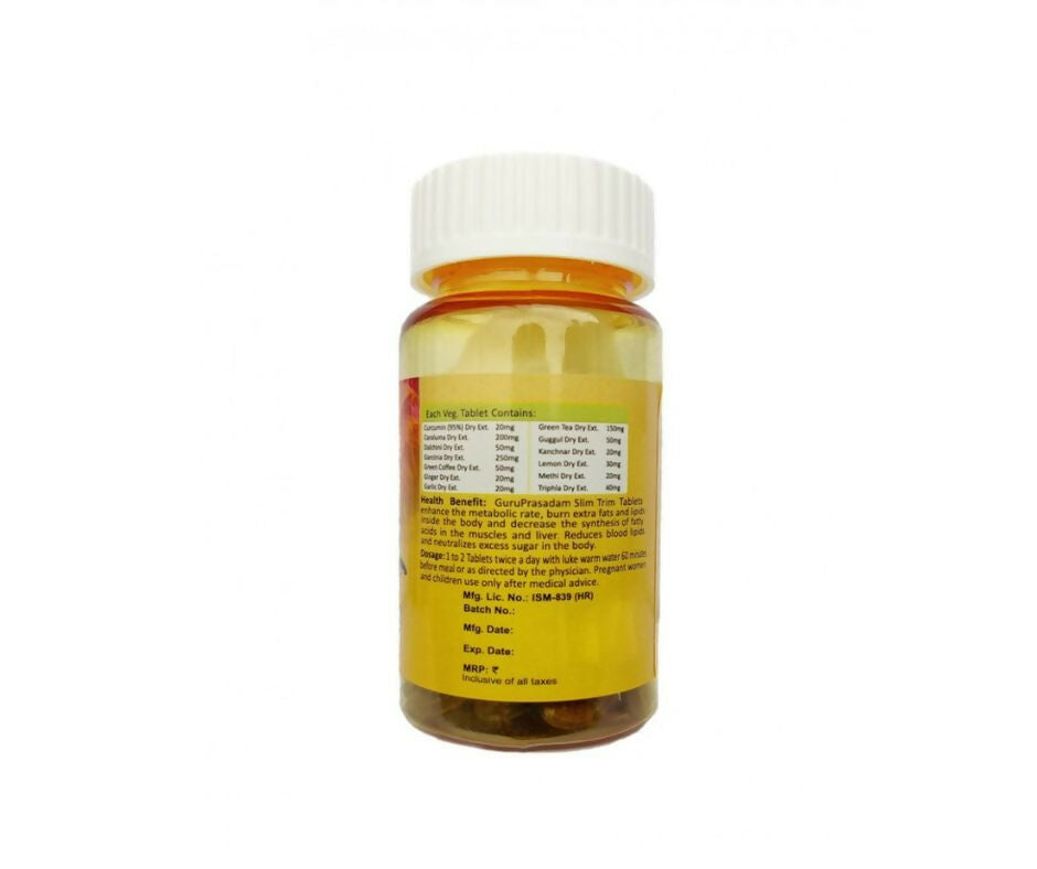 Guru Prasadam Slim Trim Tablets - Swadesiicart