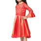 Asmaani Kids Party Wear Stylish Dresses, Perfect for Parties, Functions & Vacations - Red