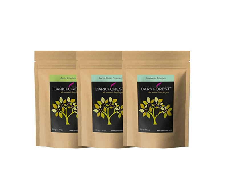 Dark Forest Immunity Booster (Giloy- Shatavari - Safed Musli) | Swadesiicart