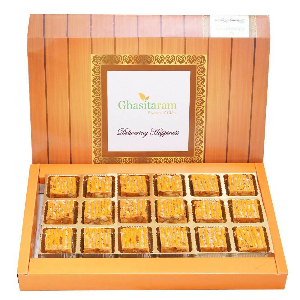 Ghasitaram Orange Dryfruit Bites | Swadesiicart