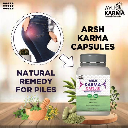 Ayukarma Ayurveda Arsh Karma Capsules | Swadesiicart