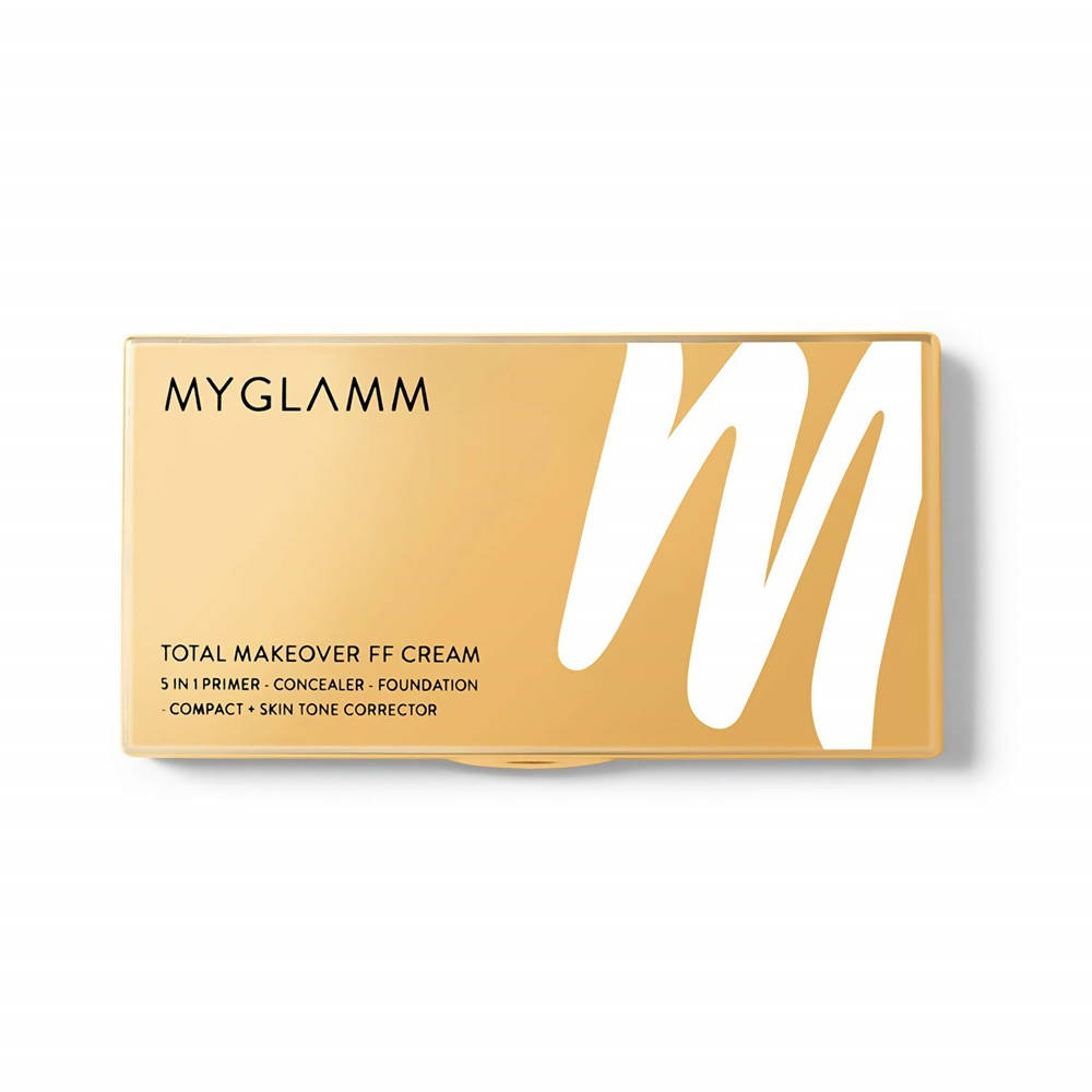 MYGLAMM Total Makeover FF Cream Foundation - Pallete (Cappuccino) - Swadesiicart