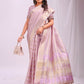 Shree Shyam Fashion Organza Light Pink Saree