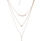 NVR Women's 3 Layered Gold-Polished Minimal Layered Necklace | Swadesiicart