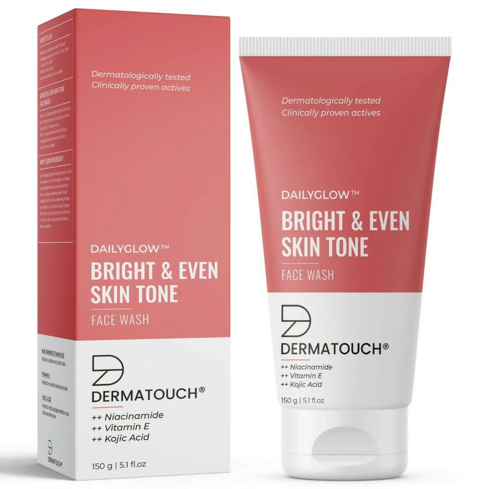 Dermatouch Dailyglow Bright & Even Skin Tone Face Wash - Limited Time Offer - Swadesiicart