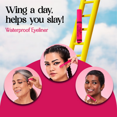 LoveChild By Masaba Gupta - Wings For Your Eyes Water-proof Mood-proof Eyeliner - Limited Time Offer - Swadesiicart