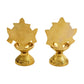 Spillbox 2 Pieces Brass Shangu Chakra Vilakku | Swadesiicart