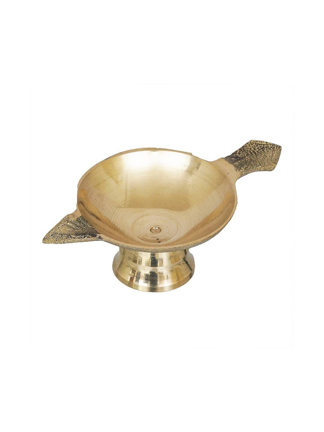 eCraftIndia Brass Diya With Stand & Holder | Swadesiicart