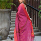 Beatitude Pink Cotton Banarasi Saree | Swadesiicart