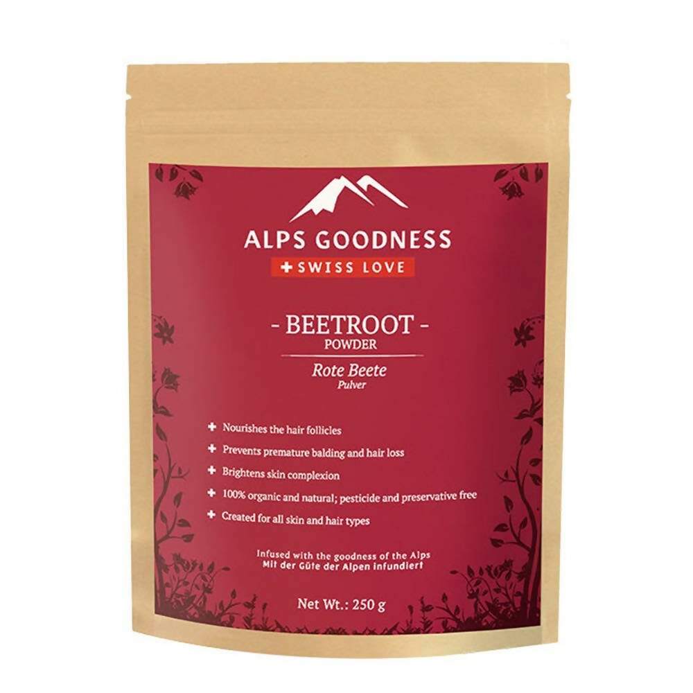 Alps Goodness Beetroot Powder For Hair Mask & Face Mask - Swadesiicart