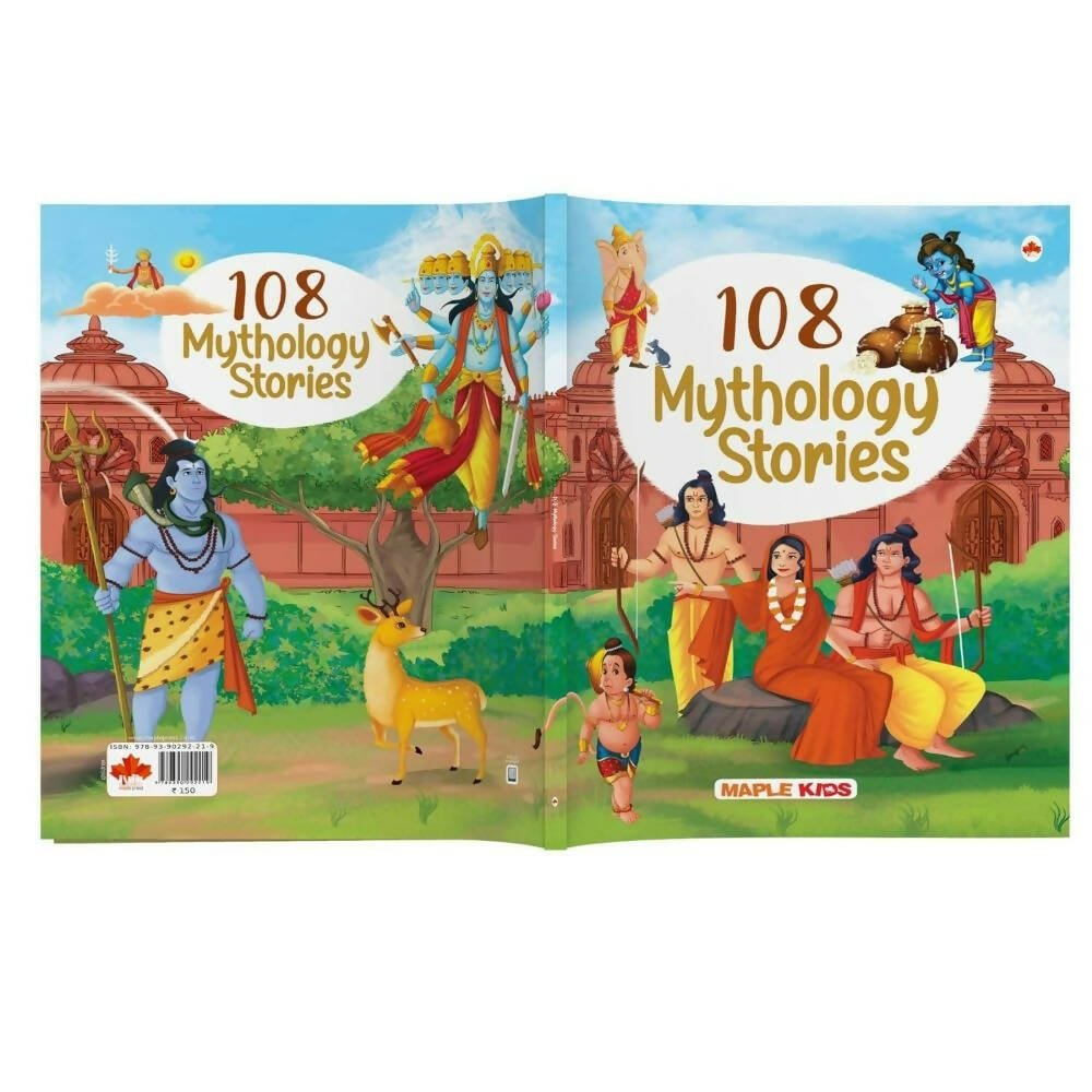 108 Indian Mythology Stories (Illustrated) - Story Book For Kids - Swadesiicart