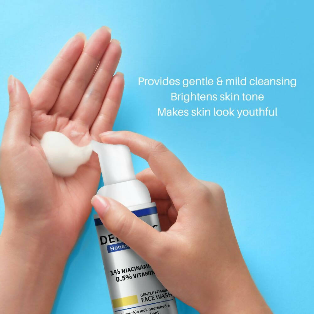 Dermdoc 1% Niacinamide & 0.5% Vitamin C Gentle Foaming Face Wash - Swadesiicart