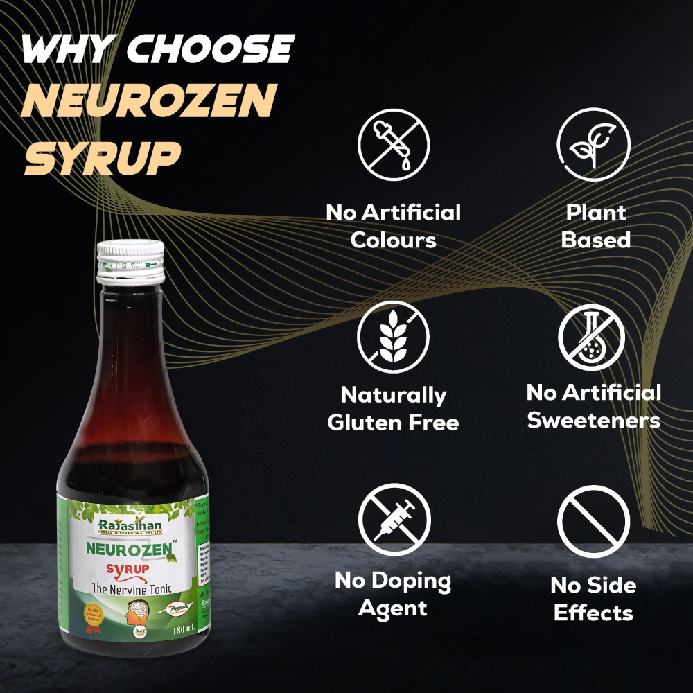 Rajasthan Herbals Neurozen Syrup | Swadesiicart