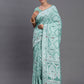 Shree Shyam Fashion Linen Cotton Sea Green Saree