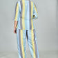 Morchari Digital Print Semi Muslin Co-Ord Set Top & Trouser-Multicolor - Swadesiicart